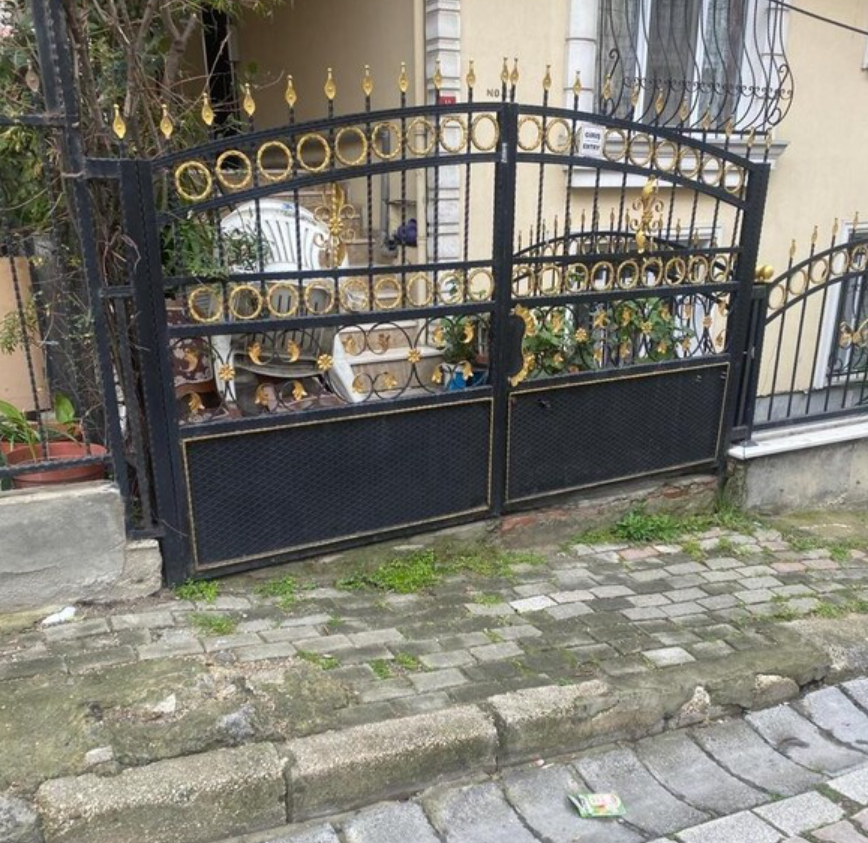 demir kapı sürgülü bahçe